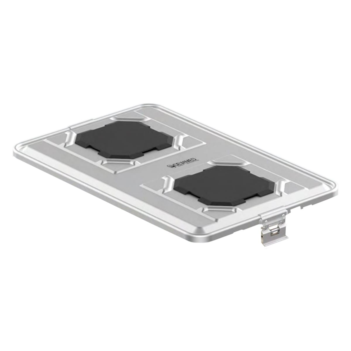 container lid grey, 583 x 370 mm extra large b3 barrier model with valve system 88.832.60V – Dewimed Medizintechnik GmbH, Sterilisationszubehör