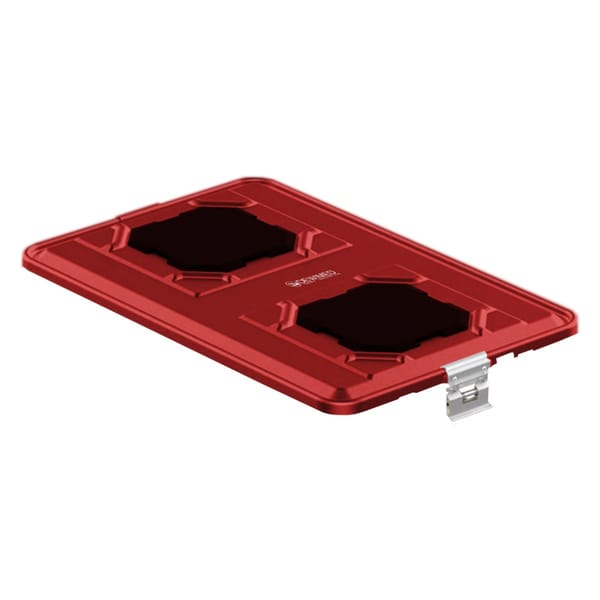 container lid red, 583 x 370 mm extra large b3 barrier model with ptfe system 88.833.00P