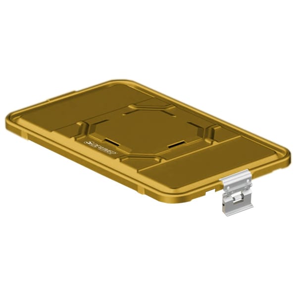 container lid yellow, 460 x 285 mm 3 / 4 b3 barrier model with aluminium biostop system 88.834.10BA