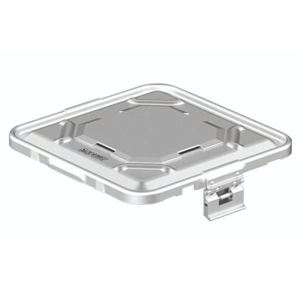 container lid grey, 295 x 280 mm 1 / 2 b3 barrier model with valve system 88.863.00V