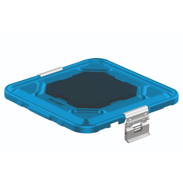 container lid blue, 295 x 280 mm 1 / 2 b3 barrier model with ppsu biostop system 88.863.30B