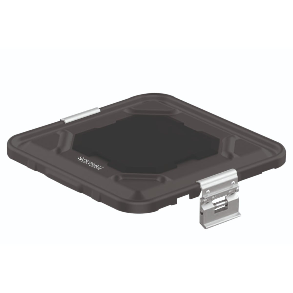 container lid black, 295 x 280 mm 1 / 2 b3 barrier model with ppsu biostop system 88.863.50B – Dewimed Medizintechnik GmbH, Sterilisationsschläuche und -beutel