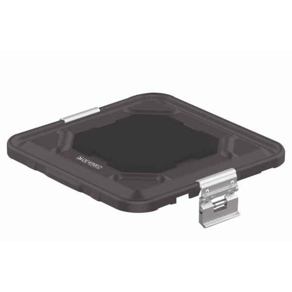 container lid black, 295 x 280 mm 1 / 2 b3 barrier model with ppsu biostop system 88.863.50B