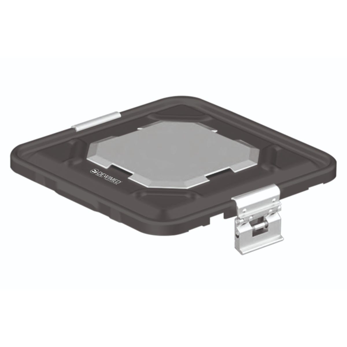 container lid black, 295 x 280 mm 1 / 2 b3 barrier model with valve system 88.863.50V – Dewimed Medizintechnik GmbH, Sterilisationsschläuche und -beutel