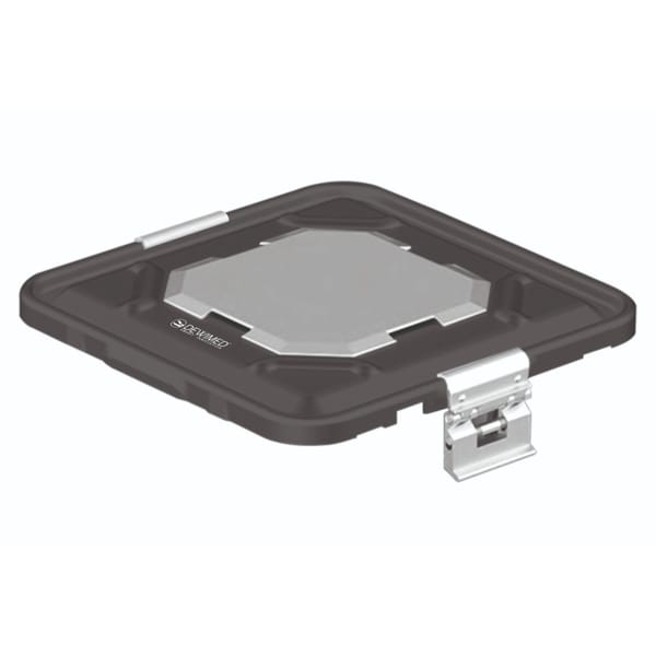 container lid black, 295 x 280 mm 1 / 2 b3 barrier model with valve system 88.863.50V