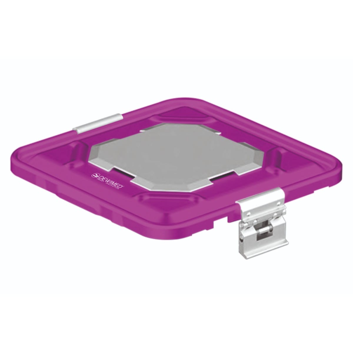 container lid purple, 295 x 280 mm 1 / 2 b3 barrier model with aluminium biostop system 88.863.60BA – Dewimed Medizintechnik GmbH, Sterilisationsschläuche und -beutel