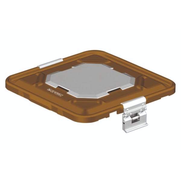 container lid bronze, 295 x 280 mm 1 / 2 b3 barrier model with valve system 88.863.70V