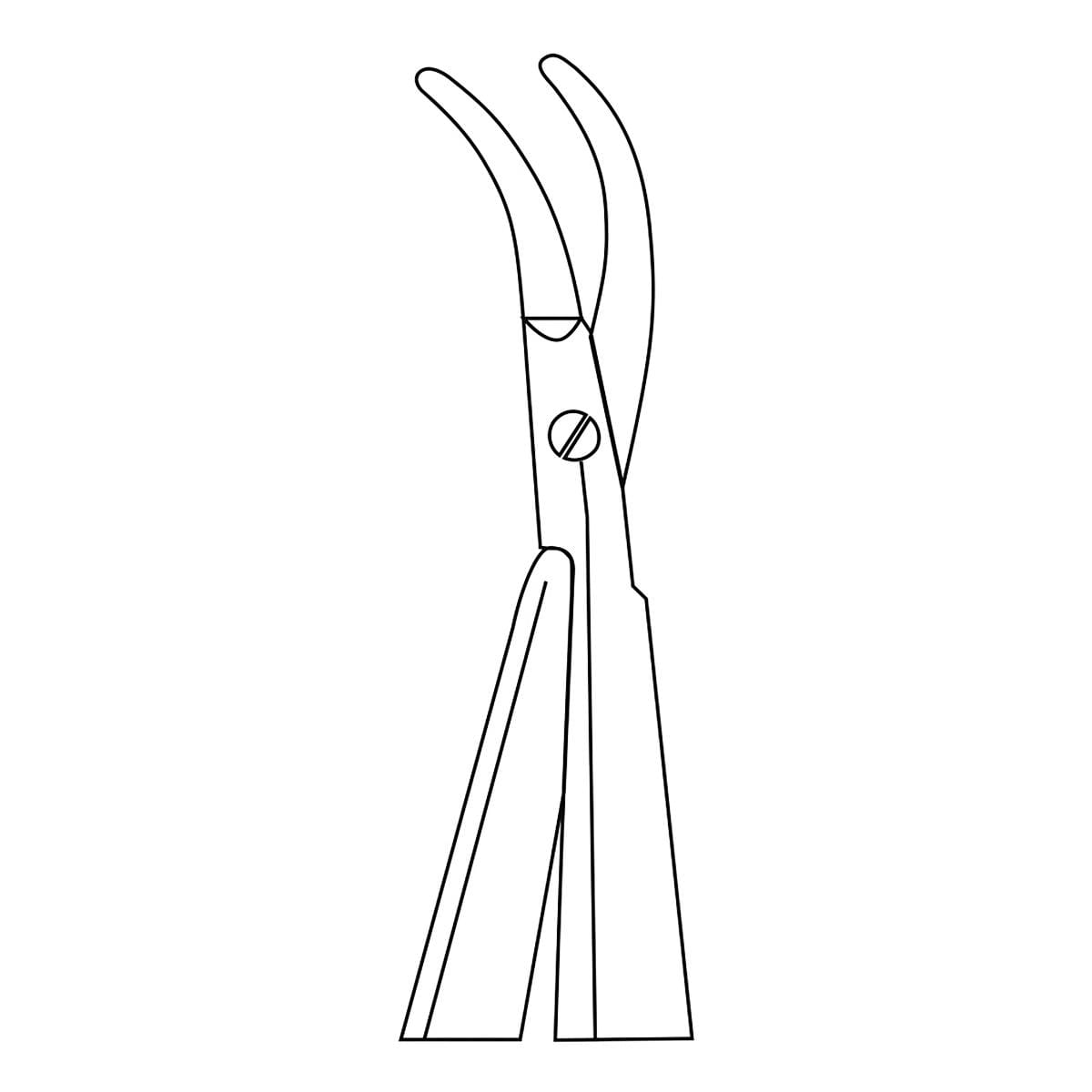CASTROVIEJO, Schere, mikro, Iris Schere, 10 cm spitz / spitz – Dewimed Medizintechnik GmbH, Chirurgische Instrumente