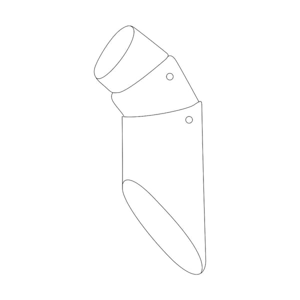 LANGENBECK, Finger Schutz, inner Ø 21-26 mm St. Fig. 3 0 x 2 Zähne 48.371.03
