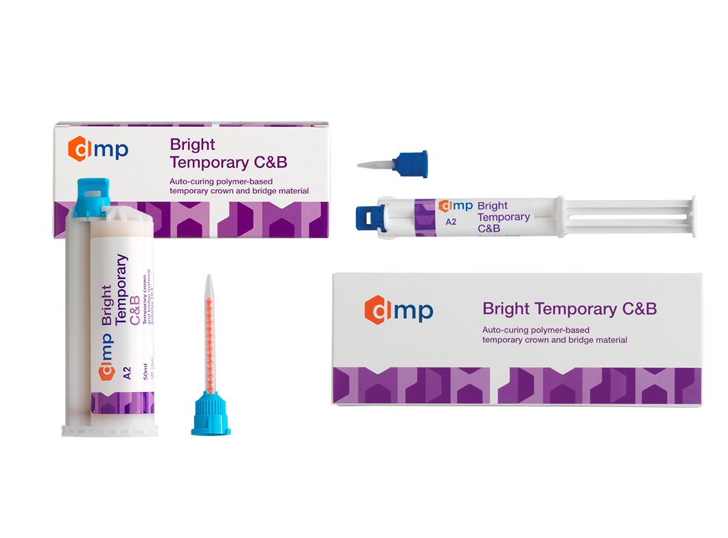 Bright Temporary C&B – DMP Dental Industry S.A., Provisorische Kronen