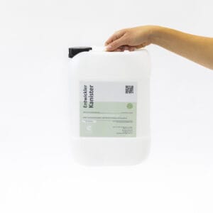Entwicklerflüssigkeiten entsorgen – bis 10,0 L – enretec, Abfallbehälter
