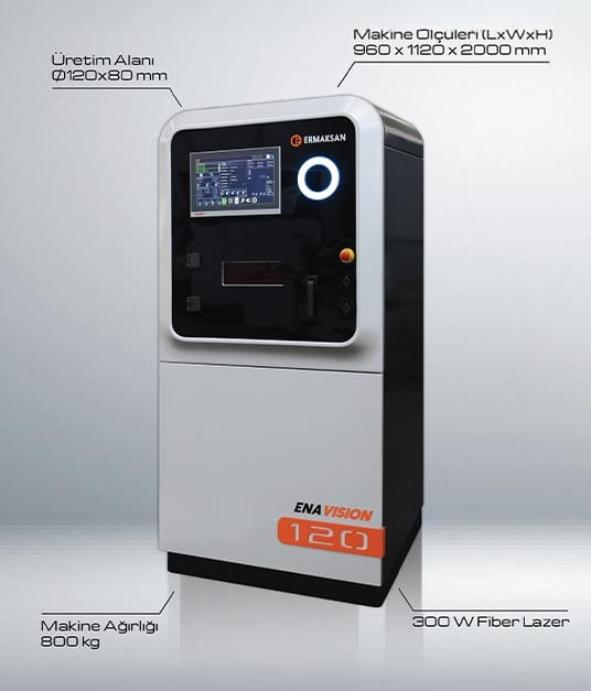 ENAVISION 120 Metall-3D-Drucker – Ermaksan Makine San Tic As., 3D-Drucker