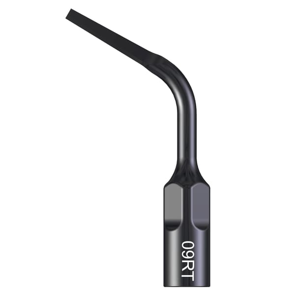 Flat chisel sharpened on 3 edges bent to the right
