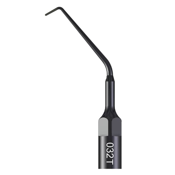 Frontly bended at 90 ° diamond coated tip