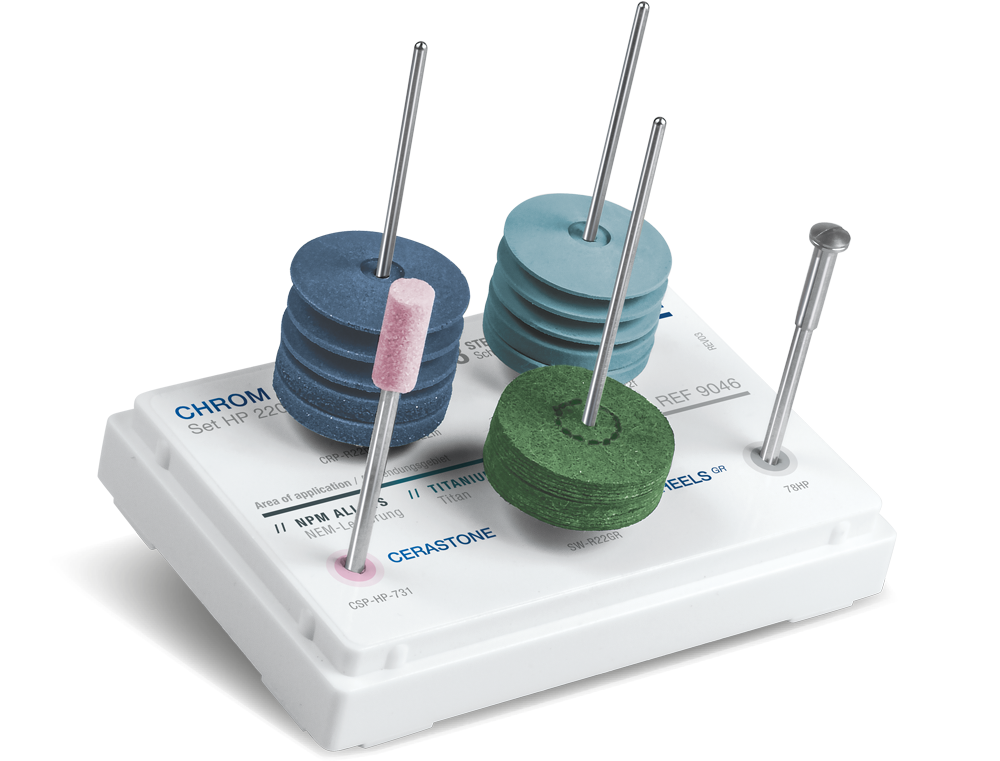 Set HP 220 4000-4001-4100-4101-8642-9803-9553 – EVE Ernst Vetter, Polierer