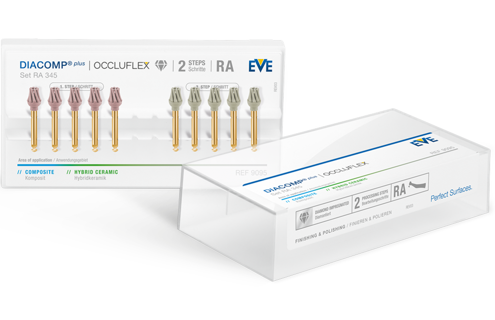 DIACOMP® PLUS RA Set RA 345 – EVE Ernst Vetter, Composite-Polierer