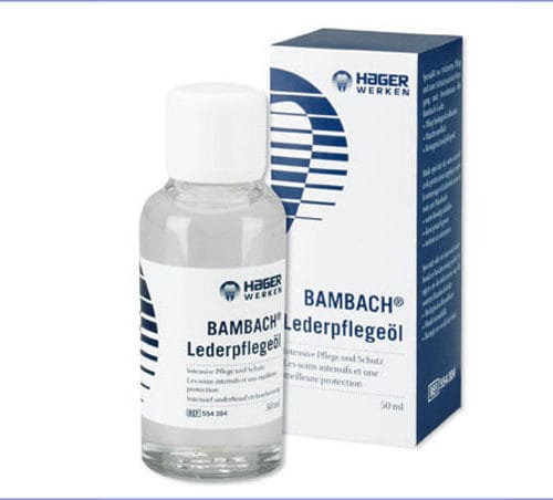 Bambach® Lederpflegeöl – Hager Werken, Trays, Sterilcontainer und Zubehör