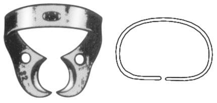HSH 212-22, Kofferdam-Klammer – Karl Hammacher, Kofferdamklammern
