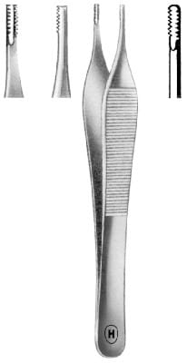 HSC 234-12, Haken-Pinzette – Karl Hammacher, Chirurgische Pinzetten