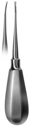 HSA 605-11 Wurzelheber, 2 mm, OK, gebogen – Karl Hammacher, Wurzelheber