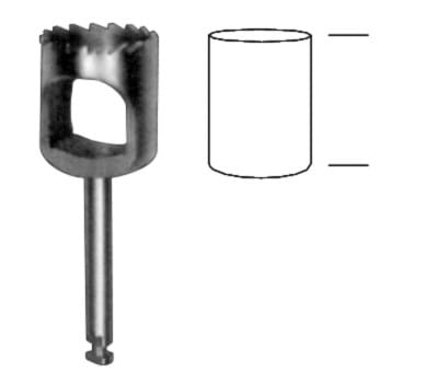 HSK 070-08, Trepan Bohrer – Karl Hammacher, Knochenfräser - Bohrer Stahl