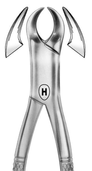HSA 401-23, Zahnzange – Karl Hammacher, Extraktionszangen Oberkiefer