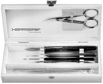 HSO 123-00, Mikroskopierbesteck