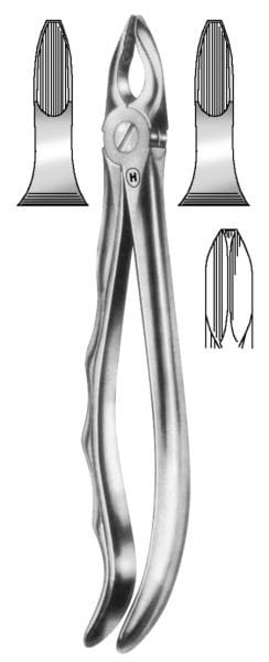 HSA 231-02, Spezial-Zahnzange – Karl Hammacher, Extraktionszangen Oberkiefer