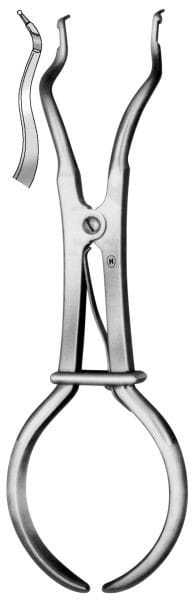 HSH 154-00, Kofferdam-Klammerzange – Karl Hammacher, Kofferdamzangen / Kofferdamlochzangen