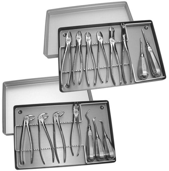HSA 585-15, Extraktions-Set – Karl Hammacher, Extraktionszangen Oberkiefer