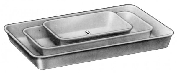 HSM 258-00, Instrumententablett – Karl Hammacher, Trays, Sterilcontainer und Zubehör