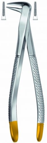 HSA 208-06 Zahnzange, untere Wurzeln und Stifte, diamantiert