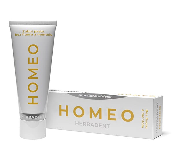 HERBADENT HOMEO Natürliches Kräuterzahnpasta 75 g – HERBADENT, Zahnpasta
