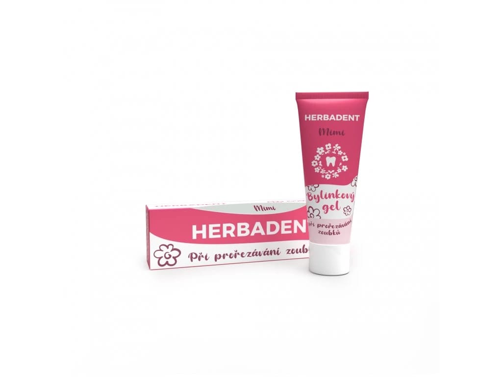 HERBADENT MIMI Bylinkový gel při prořezávání zoubků 25 g – HERBADENT, Prophylaxe, Patienteninfo, Bleaching
