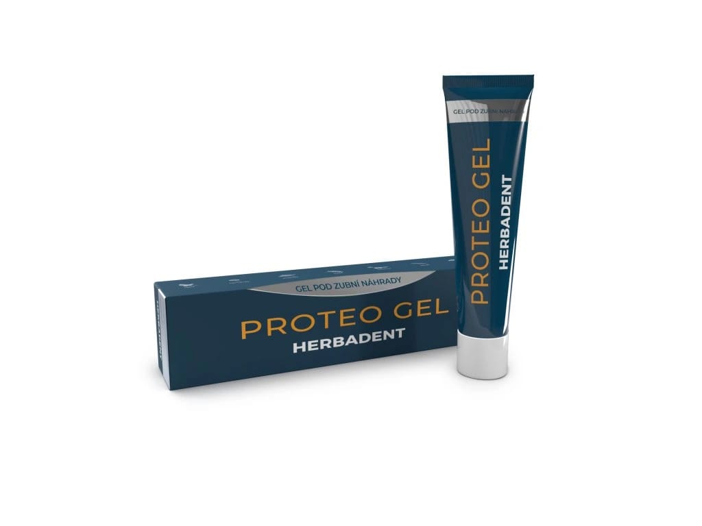 HERBADENT PROTEO GEL, Gel für Zahnprothesen, 40 g – HERBADENT, Prothesenkunststoffe