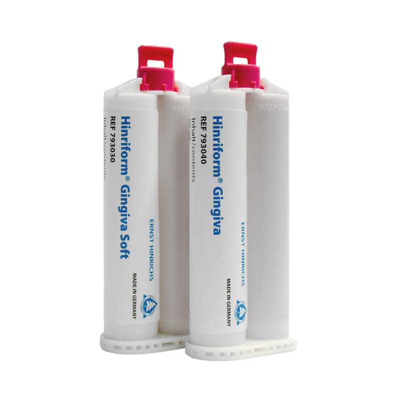 Hinriform Gingiva soft, 2 x 50 ml – ERNST HINRICHS Dental, Druckharze