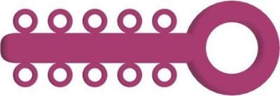 Mini Ligatur-O-Ties Fuchsia – VE/1000 – IOS International Orthodontic Services, Ketten