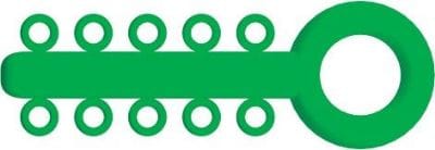 Mini Ligatur-O-Ties Kelly Green – VE/1000