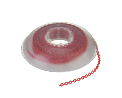 Power Chain Long Metalic Red - Spule/15ft