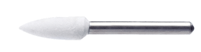 Schleifkörper, weißer Stein, normal konisch – PK/12 – IOS International Orthodontic Services, Diamanten