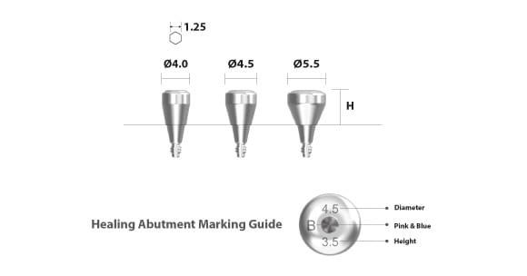 Pink Connection - Łączniki – IZEN IMPLANT CO., LTD., Abutments