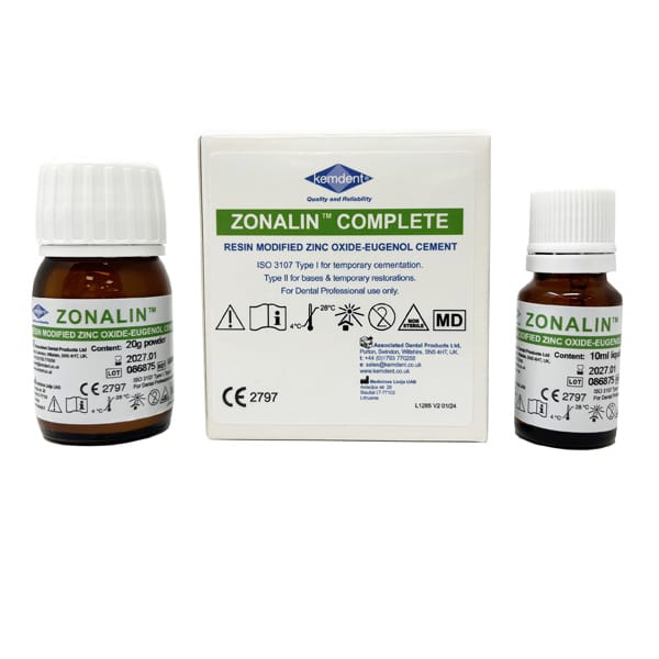 Zonalin – Associated Dental Products Limited Kemdent, Zemente