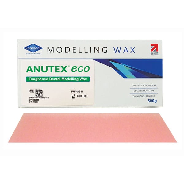 Anutex Eco Modelling Wax Pink 500g – Associated Dental Products Limited Kemdent, Wachse