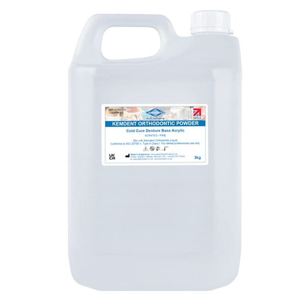 Orthodontic Acrylic – Associated Dental Products Limited Kemdent, Kunststoffe