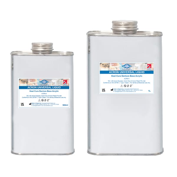 Acron Universal Liquid – Associated Dental Products Limited Kemdent, Kunststoffe