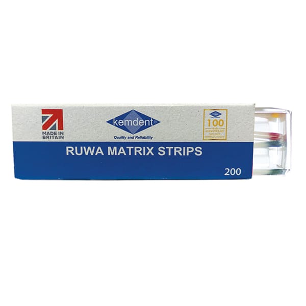 Ruwa Matrix Strips Straight – Associated Dental Products Limited Kemdent, Matrizen