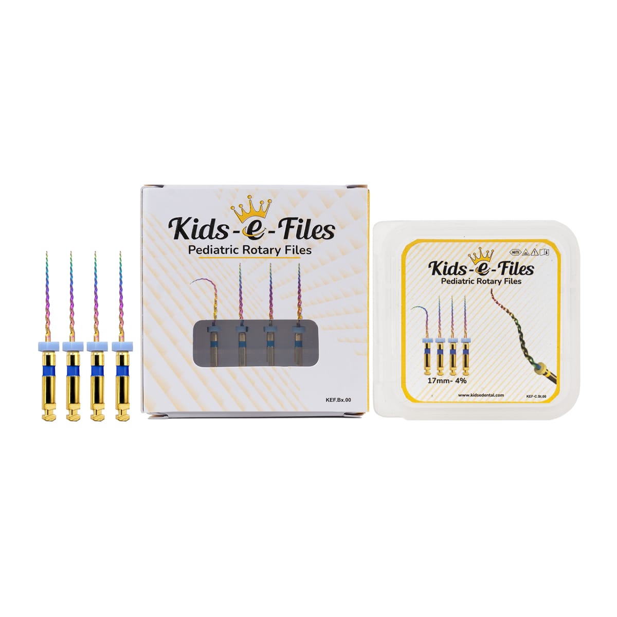 Kids-e-Files (30-4 % Blau) – Kids-e-Dental LLP, Wurzelbehandlung