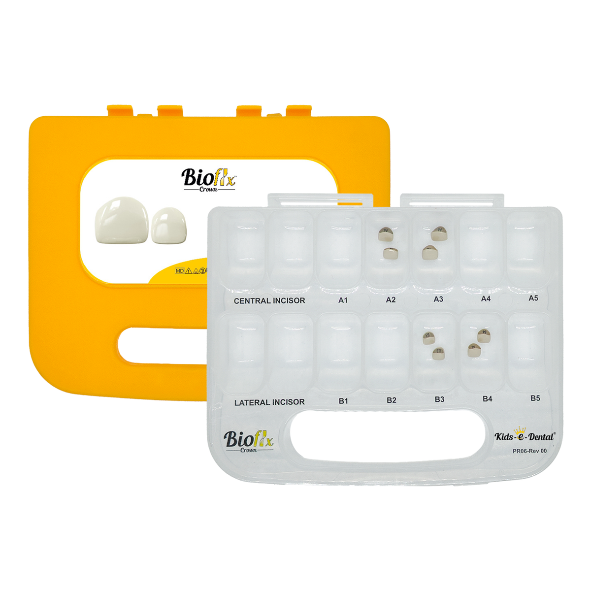 Bioflx Anteriore Schneidezähne Mini-Kit – Kids-e-Dental LLP, Provisorische Kronen