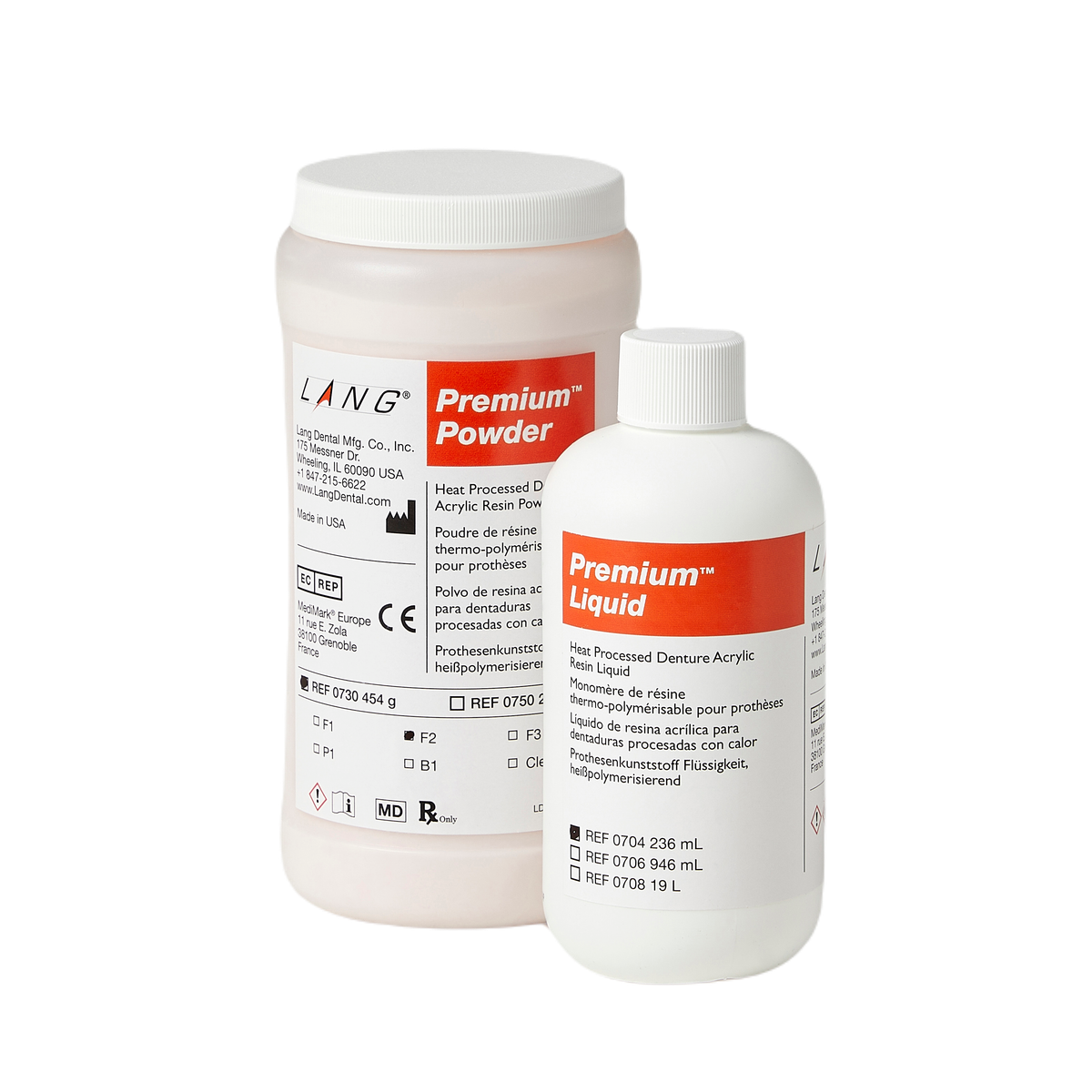 Premium Prothesenbasismaterial – Lang Dental Mfg. Co., Inc., Prothesenkunststoffe