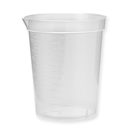 Measuring Cups 25 x 6.5oz Clear Polypropylene – Lang Dental Mfg. Co., Inc., Zahntechnikartikel